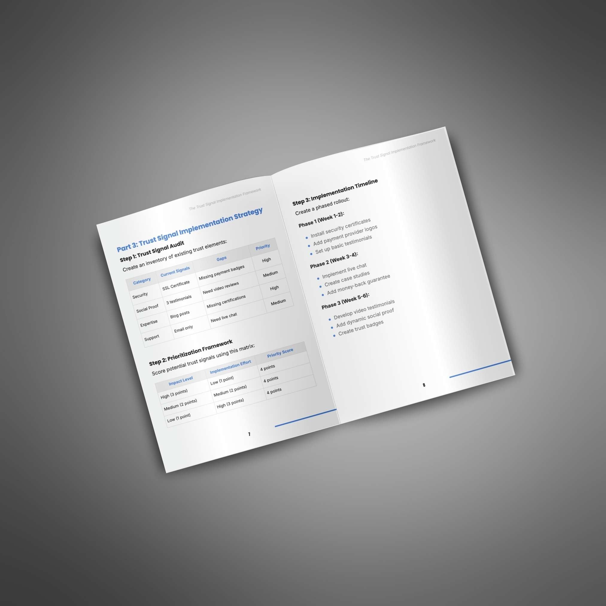 Skillboomer The Trust Signal Implementation Framework