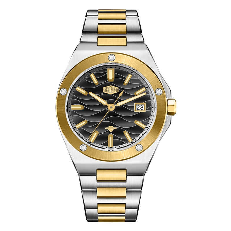 Two-tone_silver_and_gold_watch_with_a_detailed_face_on_a_white_background