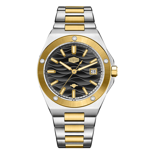 Two-tone_silver_and_gold_watch_with_a_detailed_face_on_a_white_background