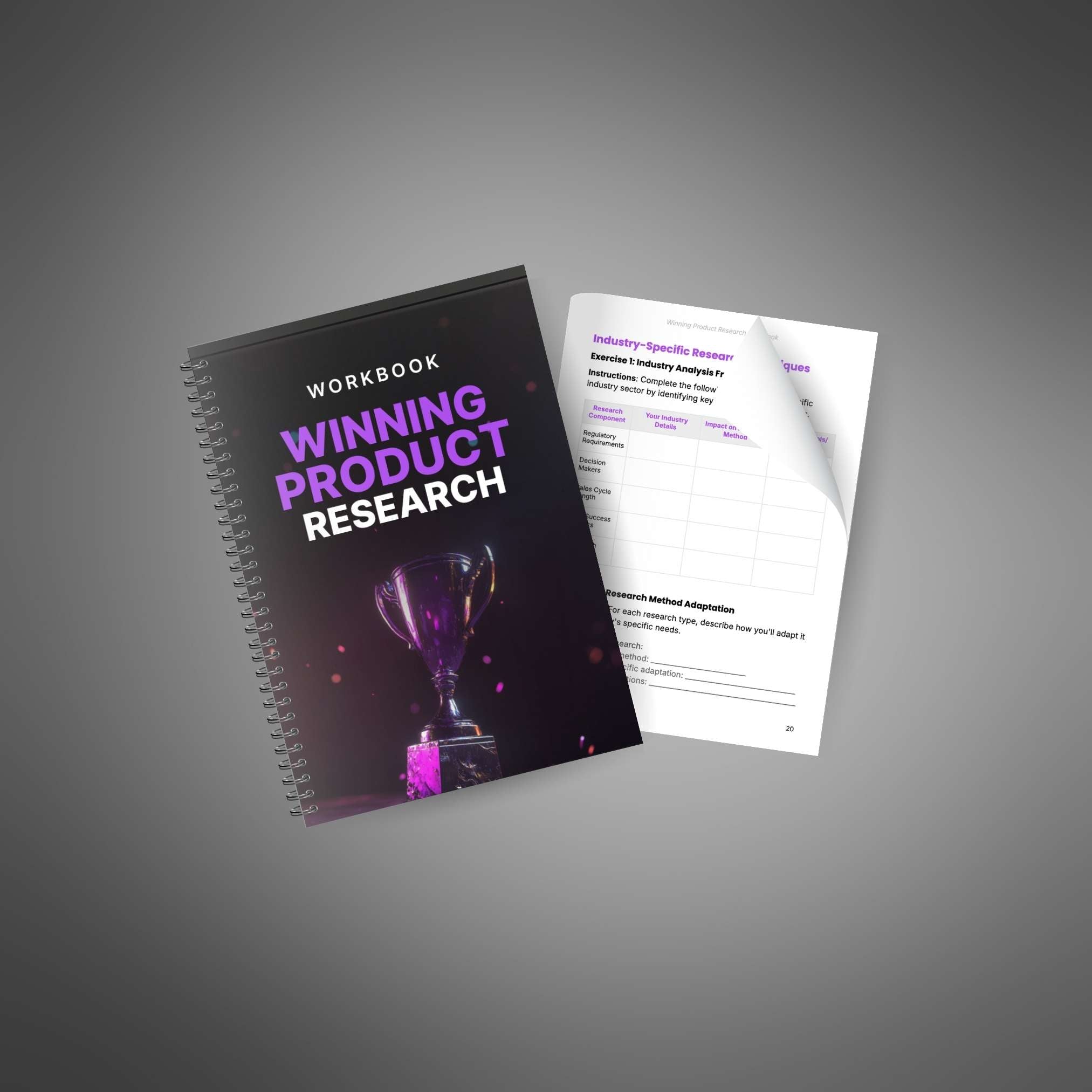 Skillboomer Winning Product Research - Workbook
