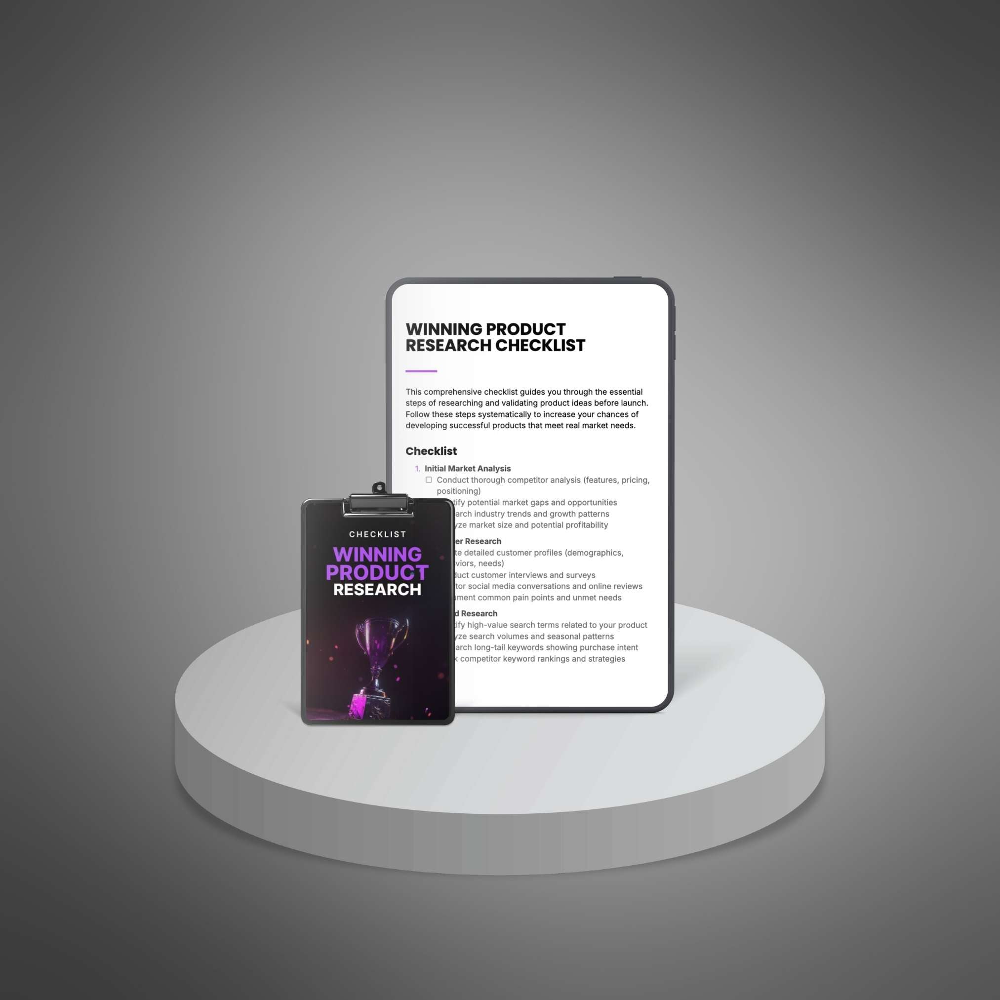 Skillboomer Winning Product Research - Checklist