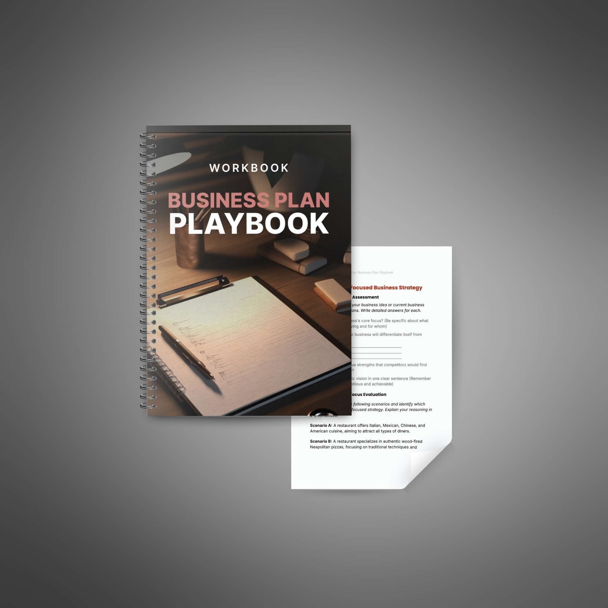 Skillboomer Your Business Plan Playbook - Workbook