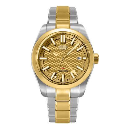 gold dial watch face