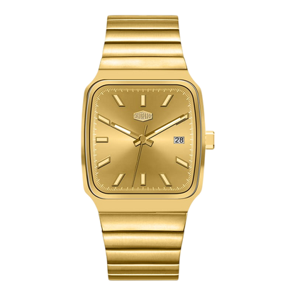 gold watch gold dial