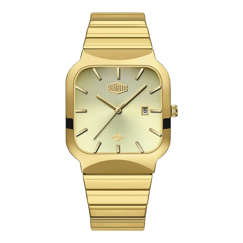 gold watch gold  dial