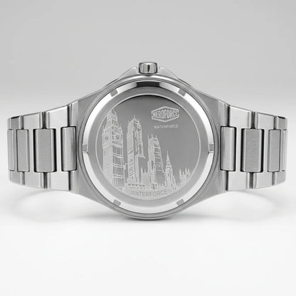 HeroForce 5009 Sport Luxu - case back, engraved, luxury, detailed