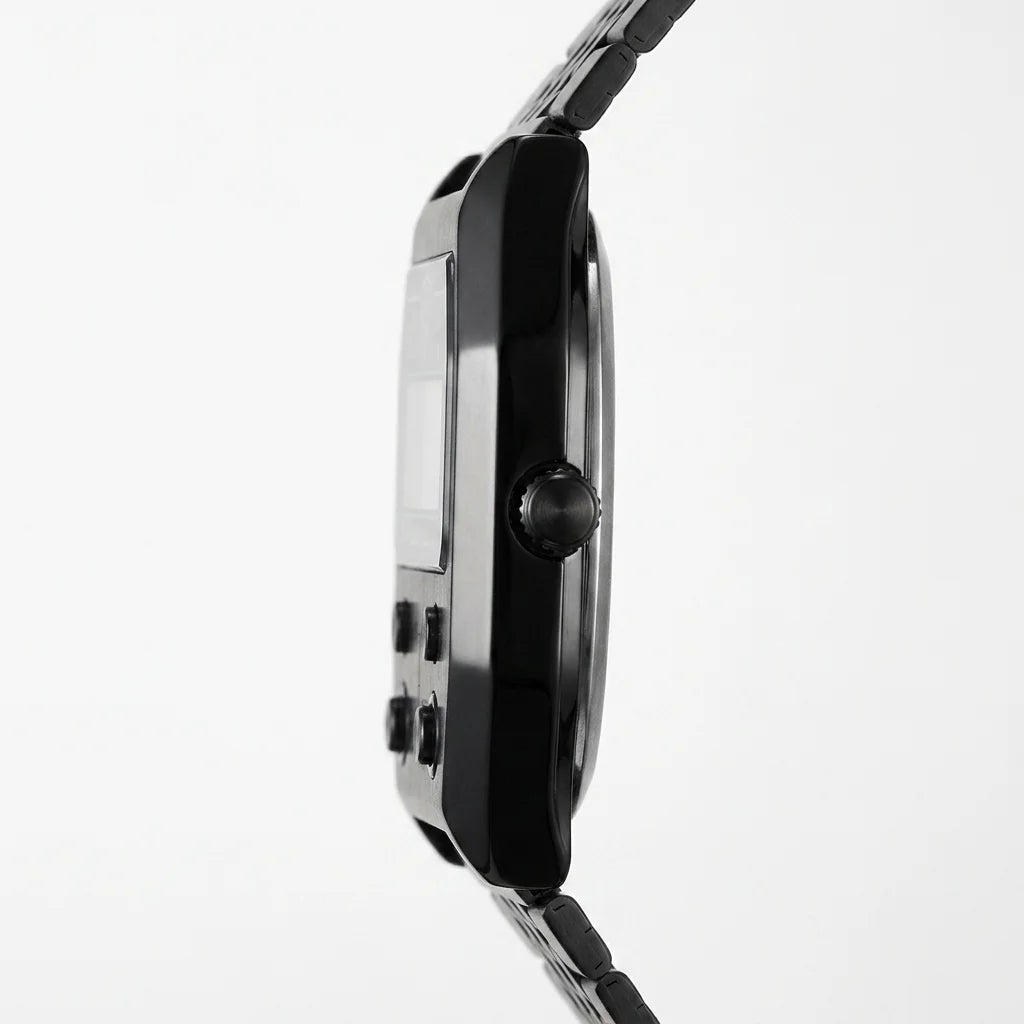 HeroForce 5022 Retro Digi - luxury, steel case, crown, bracelet