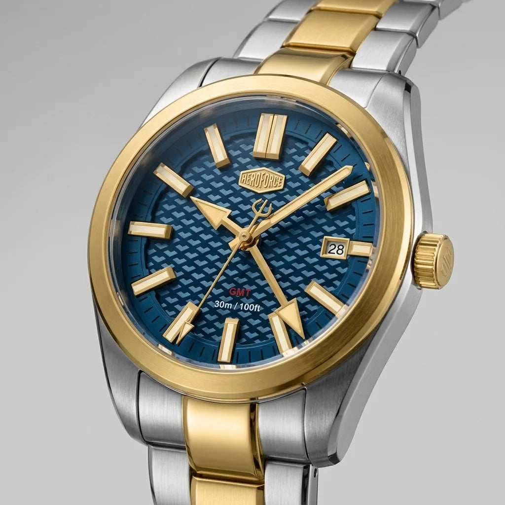 HeroForce 5031 Luxury Ana - premium detailed analog timepiece