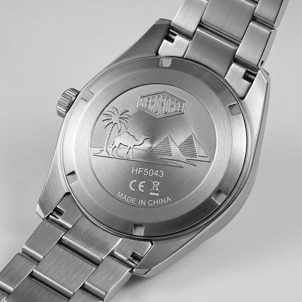 Heroforce 5031 Luxury Ana - solid steel engraved brushed