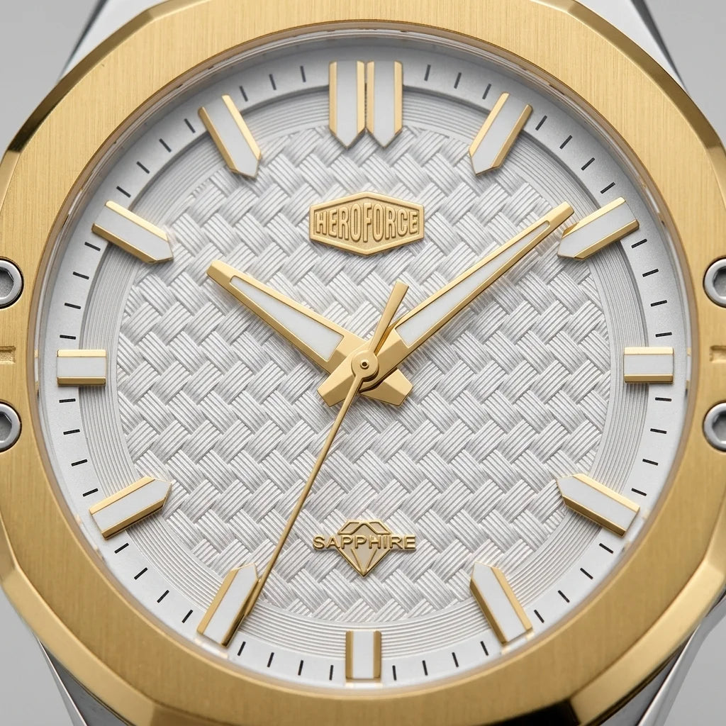 HeroForce 5033B - Luxury - Men's Analog Leather Watch