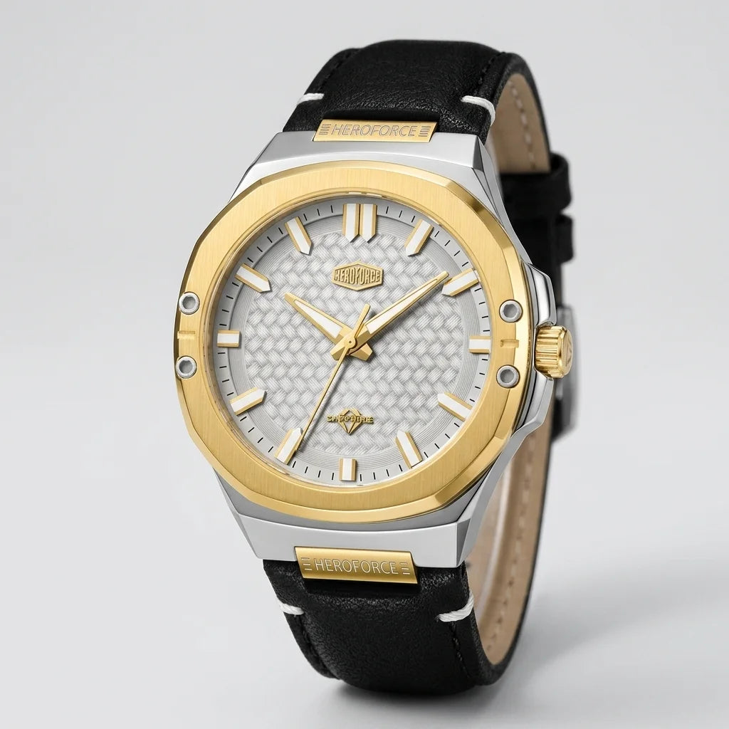 HeroForce 5033B - Luxury timepiece, premium studio, elegant
