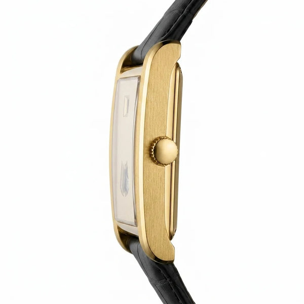 HeroForce 5035P Jump-Hour - extreme close-up, side profile, luxury watch, crisp edges