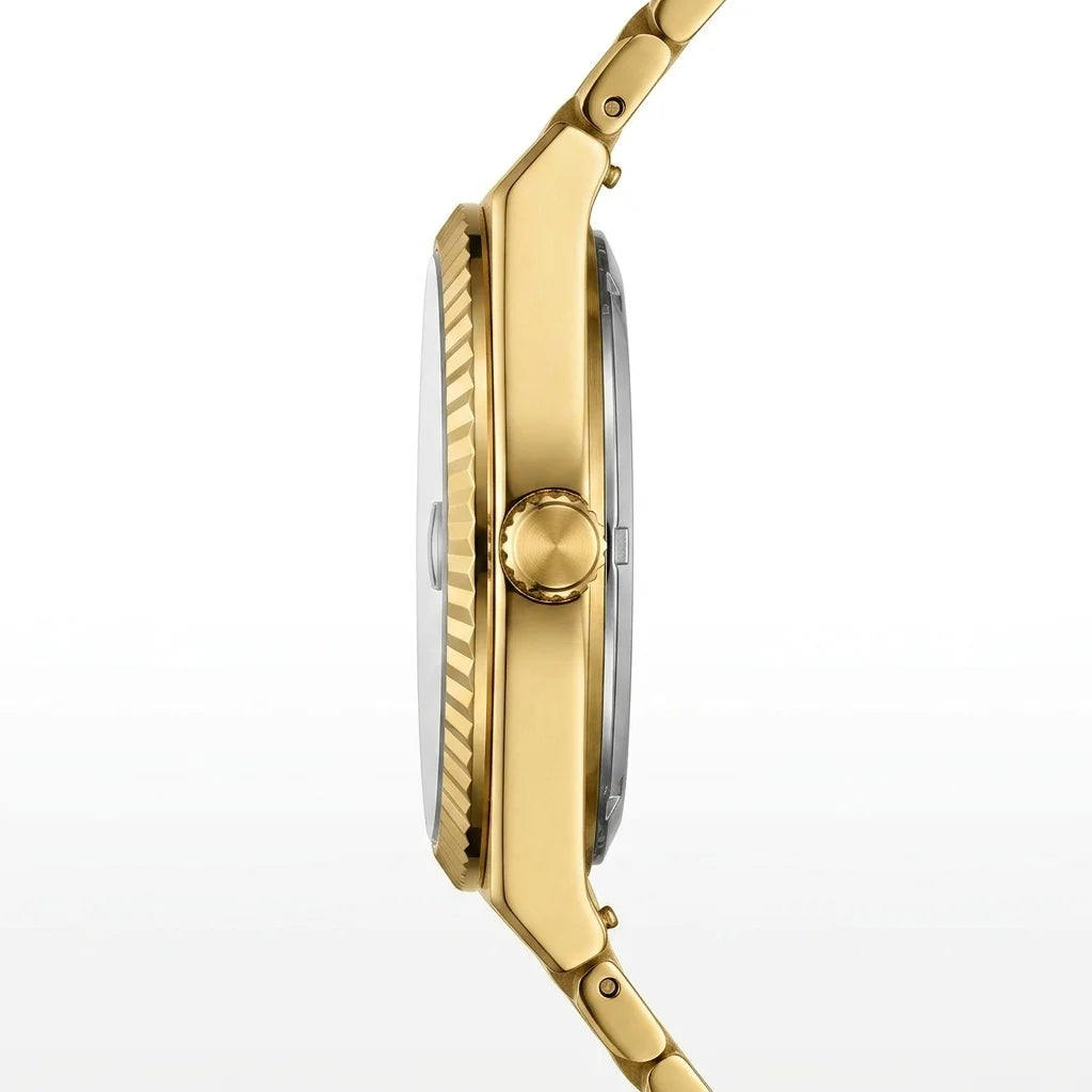 Heroforce 5036 Geometric - luxury watch, side profile, metal case, crown