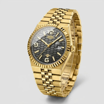 Heroforce 5036 Geometric - luxury watch, sleek metal, detailed