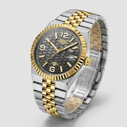 Heroforce 5036 Premium Fe - premium steel watch, detailed