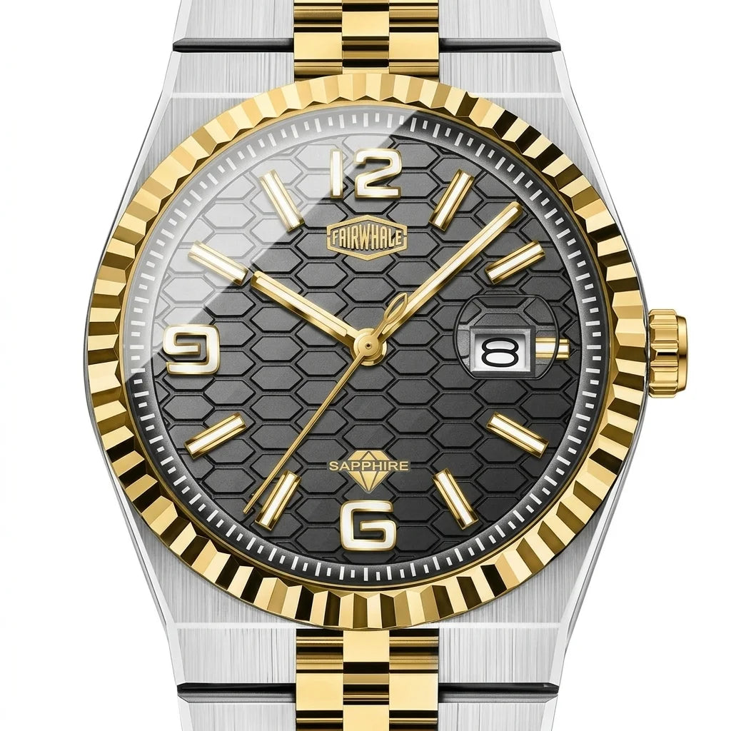 Heroforce 5036 Premium Fe - watch dial, crisp detail, luxury