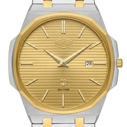Heroforce 5040B Octagonal - macro octagonal dial, luxury, crisp