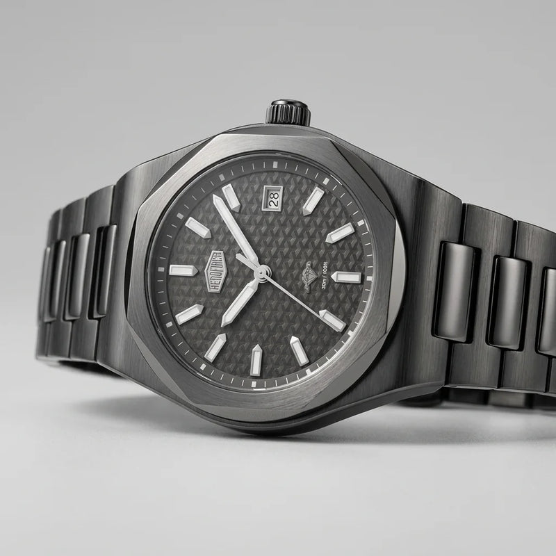 HeroForce 5041 Men's Watc - premium luxury steel studio