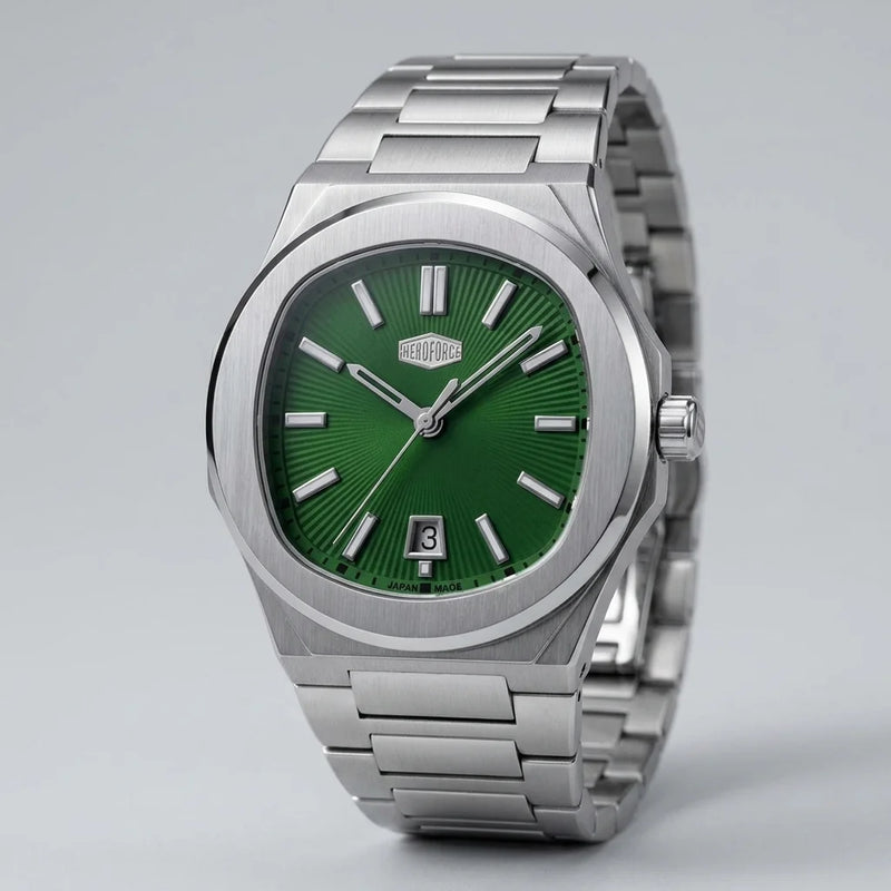 HeroForce 5046 Luxury Ana - premium steel studio watch