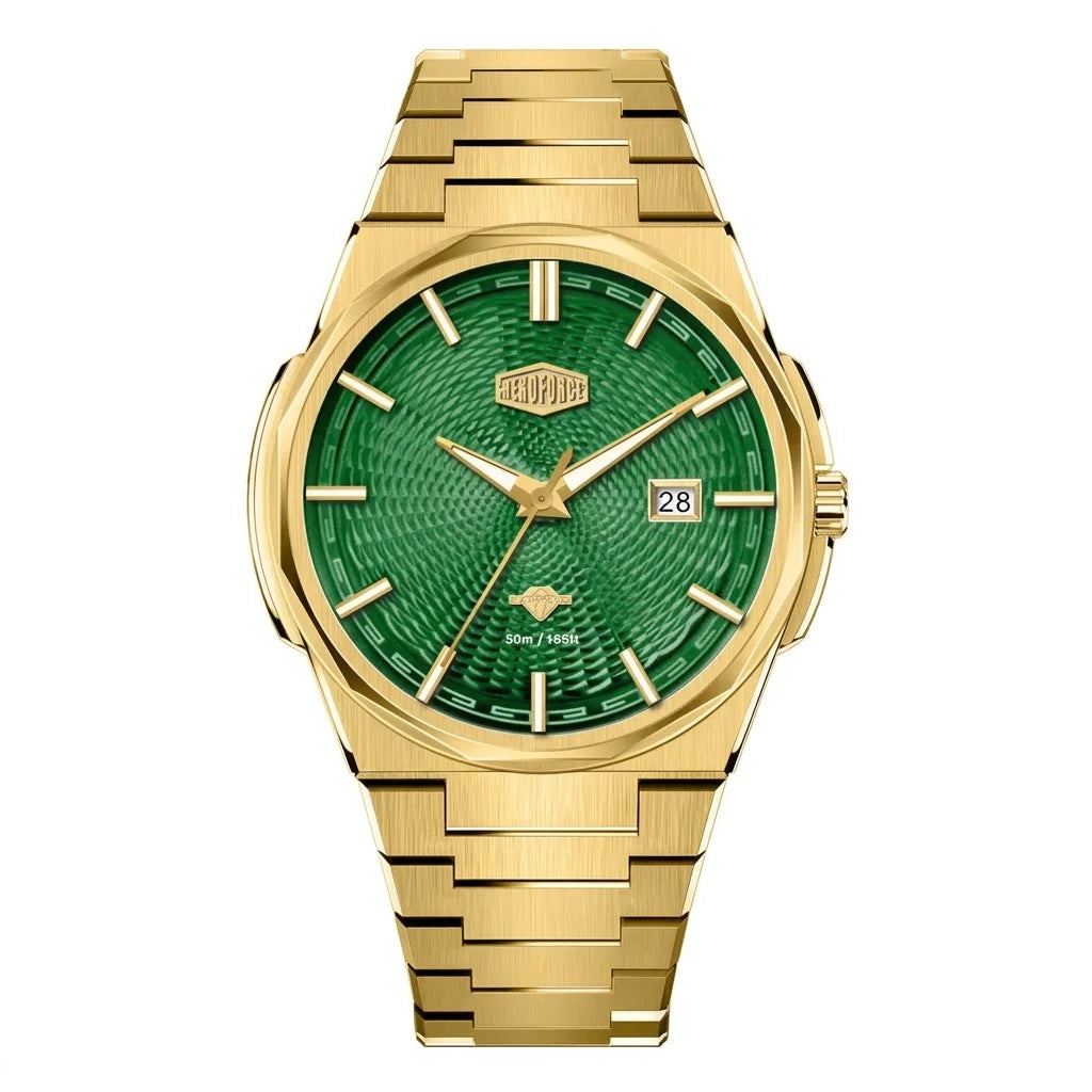 Heroforce 5053A Luxury Me - luxury watch dial, macro, crisp detail
