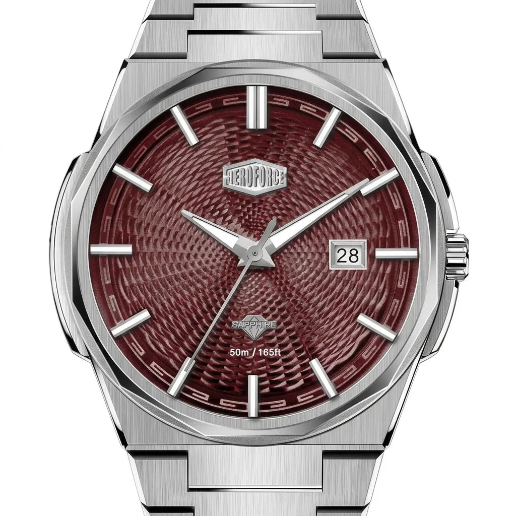 HeroForce 5053A Luxury Oc - macro dial, crisp details, luxury
