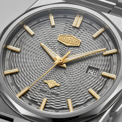 HeroForce 5053A Luxury Me - octagonal mechanical watch, luxury