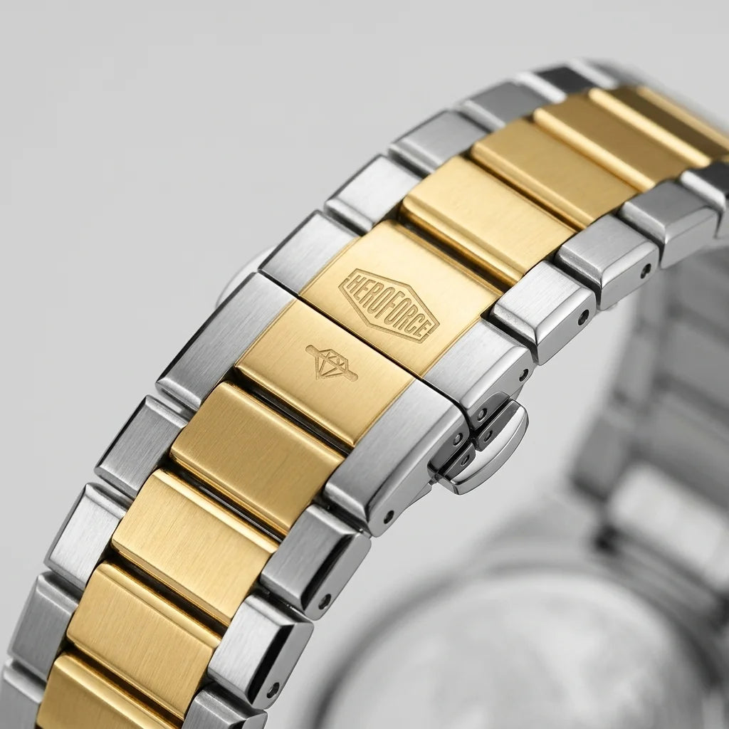 Heroforce 5053A Luxury Me - polished two-tone clasp