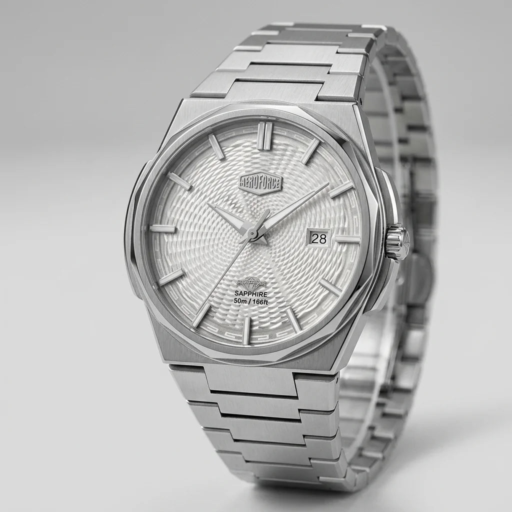 Heroforce 5053A Octagonal - premium octagonal steel watch